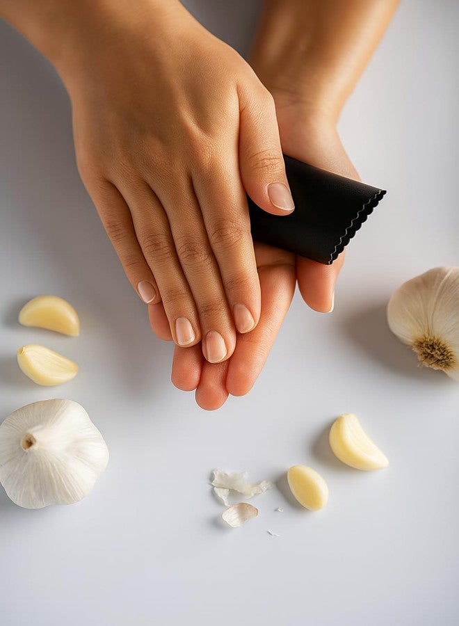 Top Chef Premium Garlic Peeler with Brush | Food Grade Silicone Garlic Roller Tube | Easy Quick to Peel Garlic Cloves | Odor-Free Peeling Tool for Home Cooks & Chefs | BPA Free (2 Sets) - Image 3